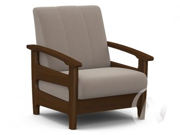 Кресло для отдыха Омега (орех лак/CATANIA COCOA) в Подтёсово - podtyosovo.mebel54.com | фото