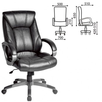 Кресло офисное BRABIX Maestro EX-506 (черный) в Подтёсово - podtyosovo.mebel54.com | фото