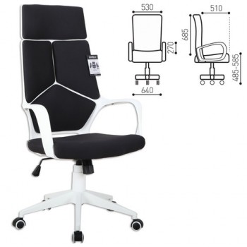 Кресло офисное BRABIX Prime EX-515 (черная ткань) в Подтёсово - podtyosovo.mebel54.com | фото