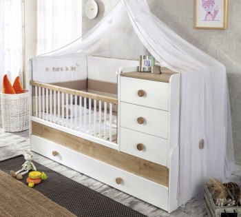 NATURA BABY Детская кровать-трансформер 20.31.1015.00 в Подтёсово - podtyosovo.mebel54.com | фото
