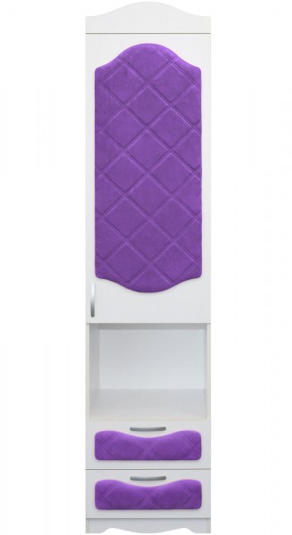 Пенал с ящиками серии Иллюзия 32 Фиолетовый в Подтёсово - podtyosovo.mebel54.com | фото