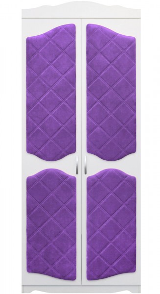 Шкаф 2-х створчатый серии Иллюзия 32 фиолетовый в Подтёсово - podtyosovo.mebel54.com | фото
